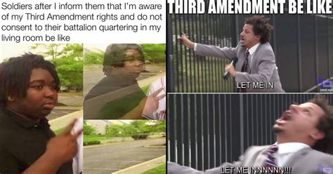 Time To Learn Your Third Amendment Rights (30 3rd Amendment Memes)