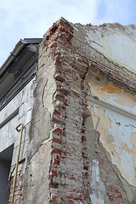 Demolition of an Old Building Stock Photo - Image of house, ruined ...