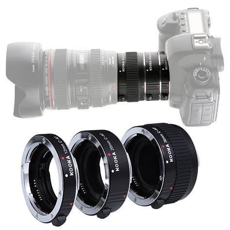 Kooka AF KK-C68 Extension tubes for Canon for Canon EOS 2000D