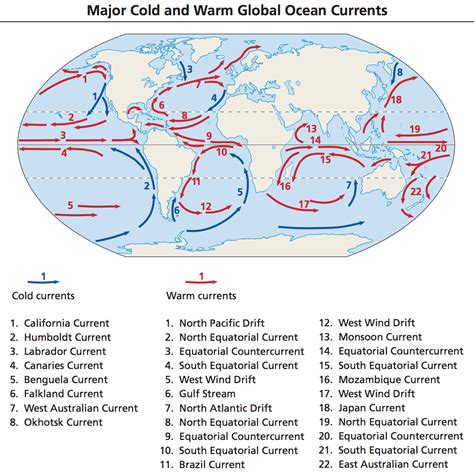 Atlantic Ocean Currents Map - Daune Eolande