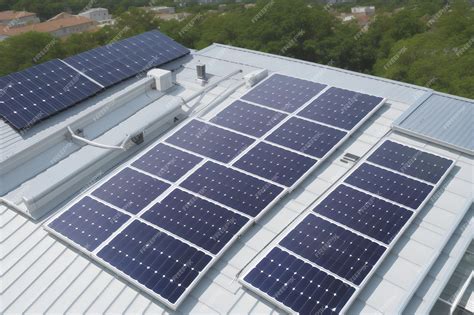 Premium Photo | Photo solar panels on the roof