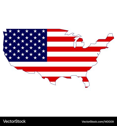 Usa Map Flag Vector - Crissy Christine