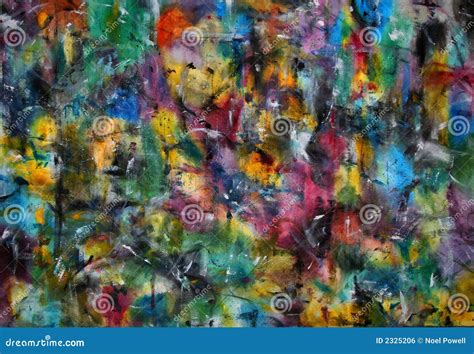 Abstract Color Painting stock illustration. Illustration of mixture ...