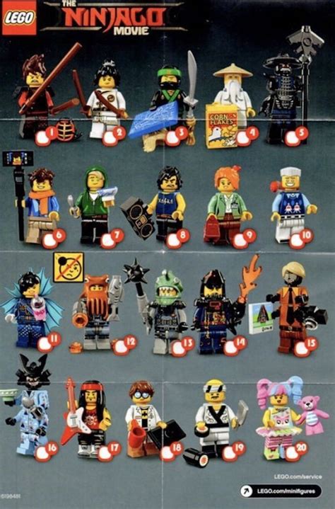 Lego- Minifigures 71019 Lego Ninjago Movie - Teton Toys