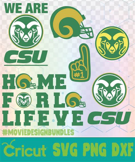 COLORADO STATE RAMS FOOTBALL NCAA LOGO SVG, PNG, DXF - Movie Design Bundles