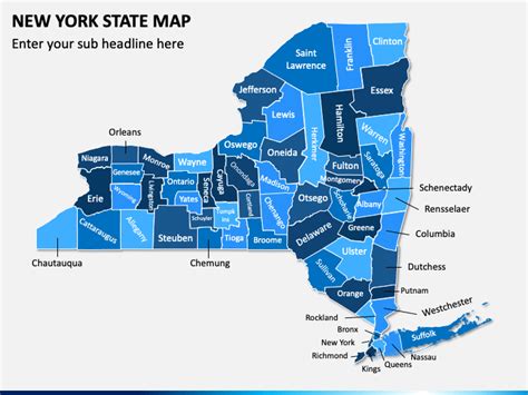 New York State Map for PowerPoint and Google Slides - PPT Slides