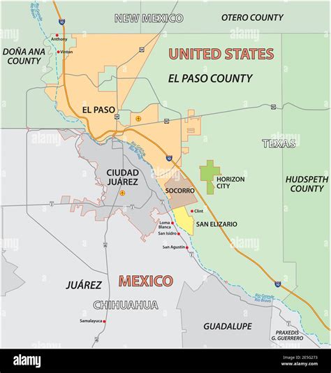 El Paso County Map