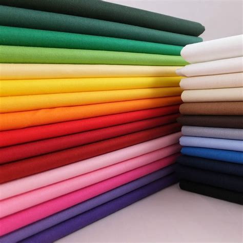 Plain / solid 100% cotton quilting and crafting fabrics