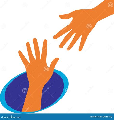 Helping Hand Stock Vector - Image: 38891864