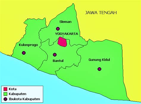 Peta Yogyakarta || Penjelasan Lengkap - Sindunesia