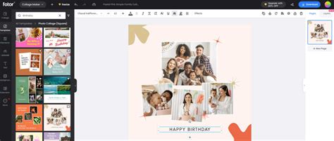 Birthday Collage Maker: Make Birthday Collages Online