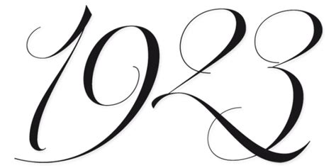 Parfait script - numbers. From MyFonts.com, via...