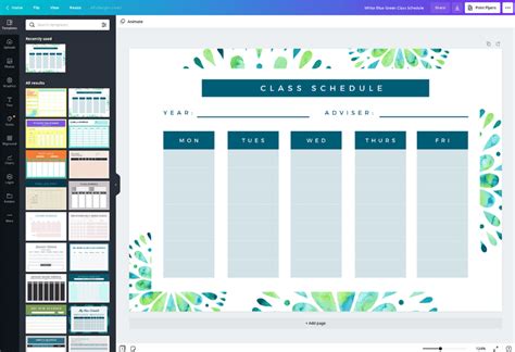 Free Online Schedule Maker Printable - FREE PRINTABLE TEMPLATES