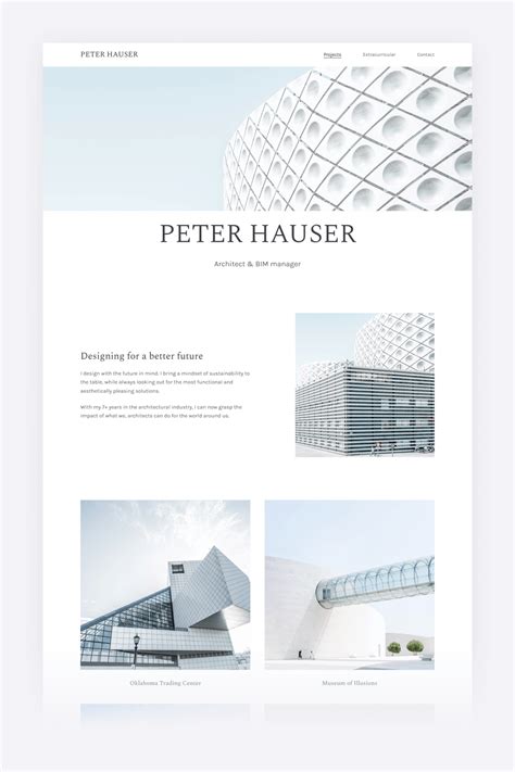 50 Best Architecture Portfolio Templates