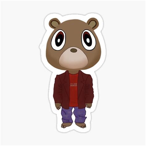 Kanye Dropout Bear West Stickers | Redbubble