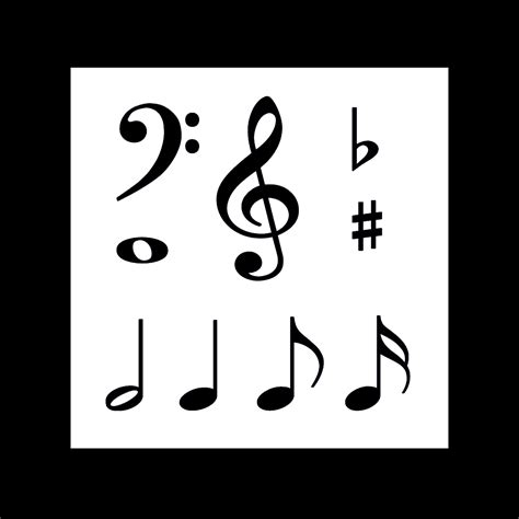 Musical Notes Symbols Clip Art