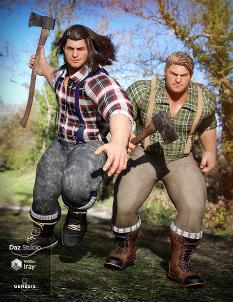 Lumberjack Outfit Textures | Daz 3D