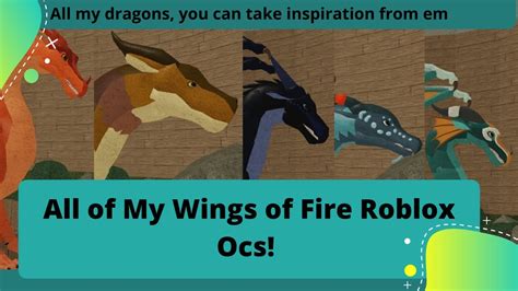 Roblox Wings Of Fire Ideas