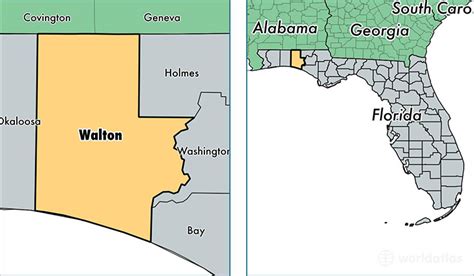 Walton County, Florida / Map of Walton County, FL / Where is Walton County?