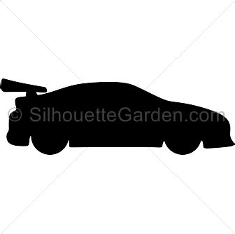 Race Car Silhouette