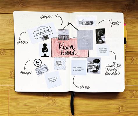 Create a Vision Board in Any Notebook — WRITING MINDSET