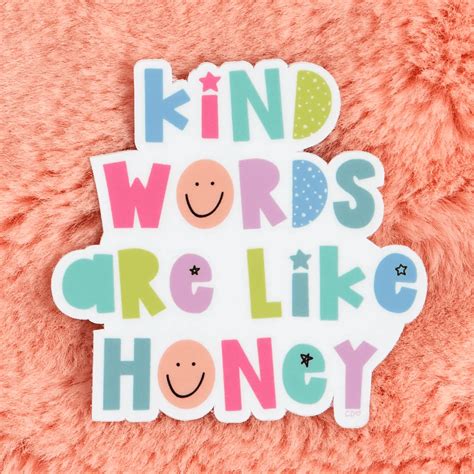 Kind Words Sticker – Typo Market