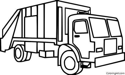 Garbage Truck Coloring Pages (21 Free Printables) - ColoringAll