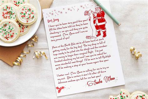 15 Free Letter From Santa Templates