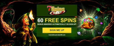 7 Spins Online Casino Exclusive 60 FREE No Deposit Spins | Casino Bonus ...