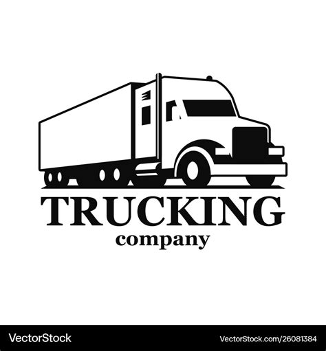 Truck logo Royalty Free Vector Image - VectorStock