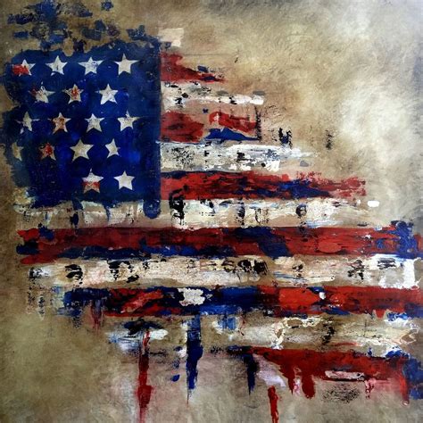 American flag art for wall | 99artguide