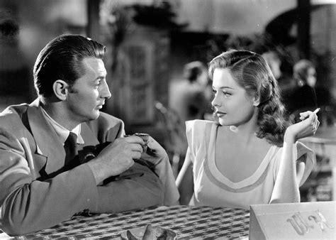 WEIRDLAND: Jane Greer and Robert Mitchum in "Out of the past" video