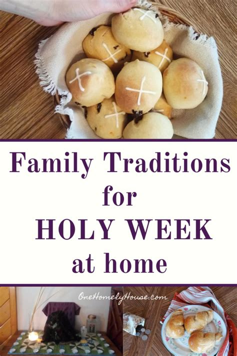 Holy Week at Home: Catholic Traditions - One Homely House