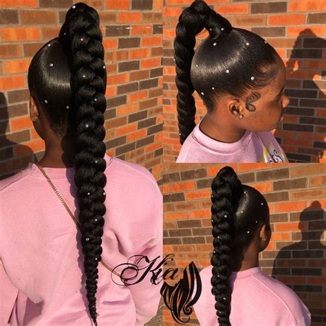 High Ponytail Braid Hairstyles