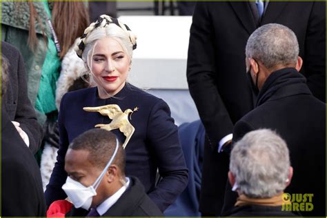 Lady Gaga Performs the National Anthem at Presidential Inauguration ...