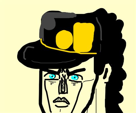 Slightly angry Jotaro - Drawception