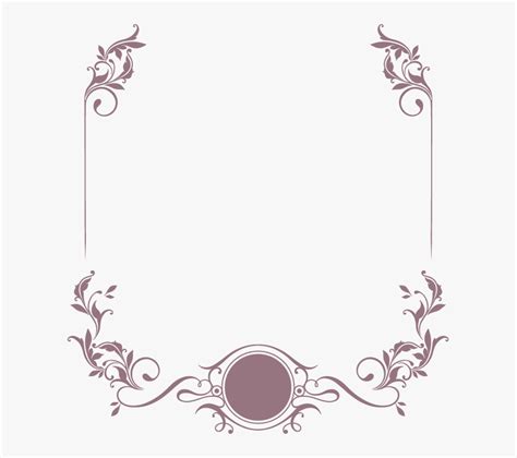 Elegant Wedding Invitation Border, HD Png Download - kindpng