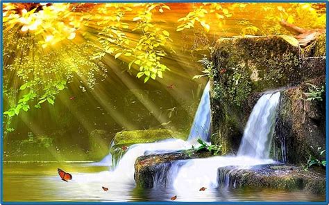 Best animated waterfall screensaver - Download free