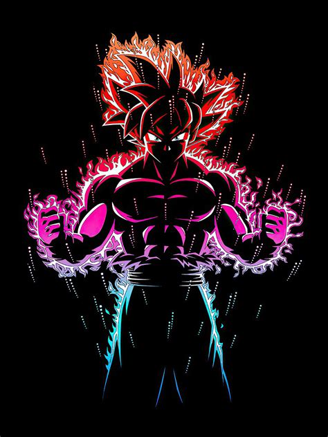 1536x2048 Resolution Dragon Ball Z Goku Ultra Instinct Fire 1536x2048 ...