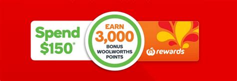 Woolworths offers 3,000 Woolworths Rewards points on $150 spend. - Fly ...