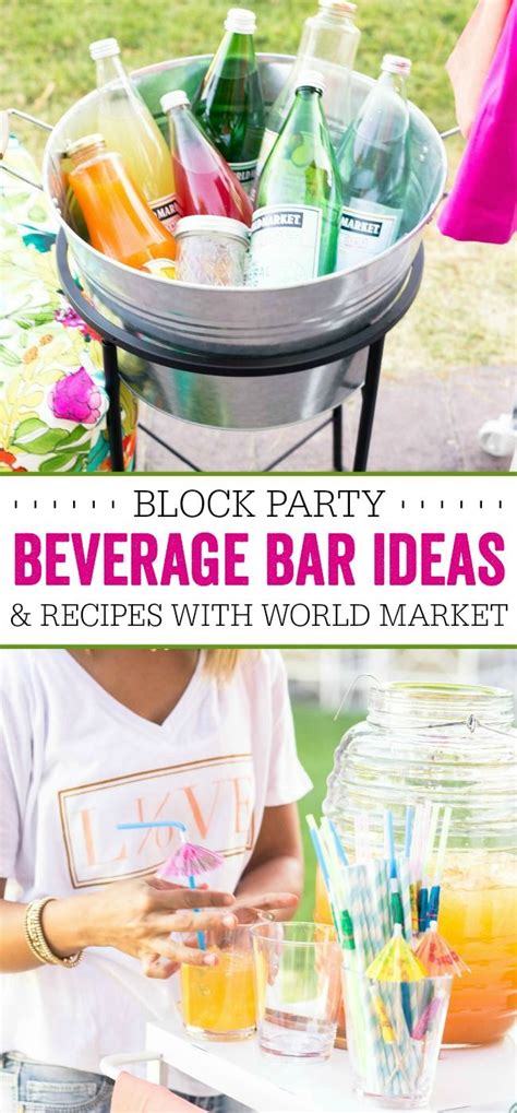 Beverage Bar Ideas and Recipes | A Night Owl Blog | Bar drinks, Fun ...