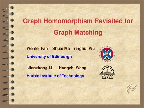 PPT - Graph Homomorphism Revisited for Graph Matching PowerPoint ...