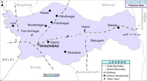 Rail-Map-india: Ghaziabad-railway-map