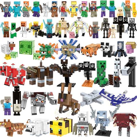 All Minecraft Minifigures Compatible Lego My World Set