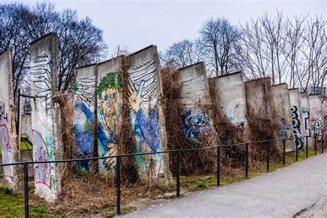 A segment of the Berlin Wall. Remains of Berlin Wall. Berlin Wall ...