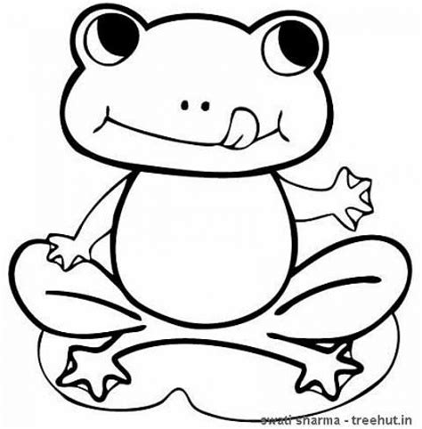 Printable Frog Coloring Pages