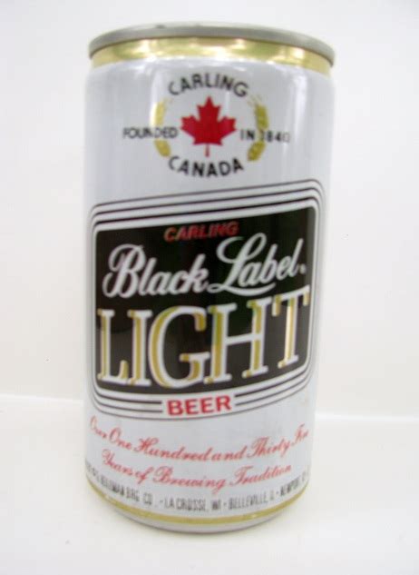 Black Label Light - blk/wh - Heileman [WI] - $0.50 : Bills Beer Cans ...