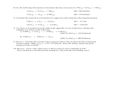 20++ Hess's Law Worksheet – Worksheets Decoomo