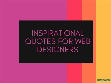 25 Inspirational Quotes For Web Designers