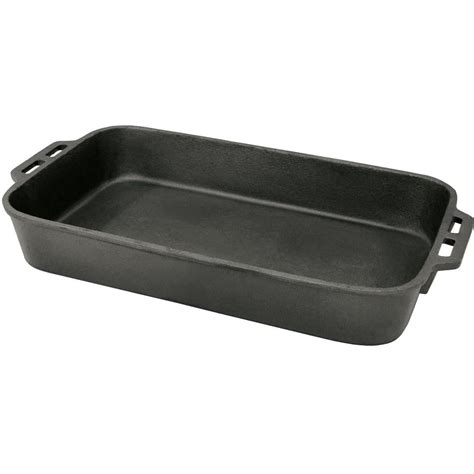 Bayou Classic Pans 20 Inch Cast Iron Baking Pan : BBQ Guys